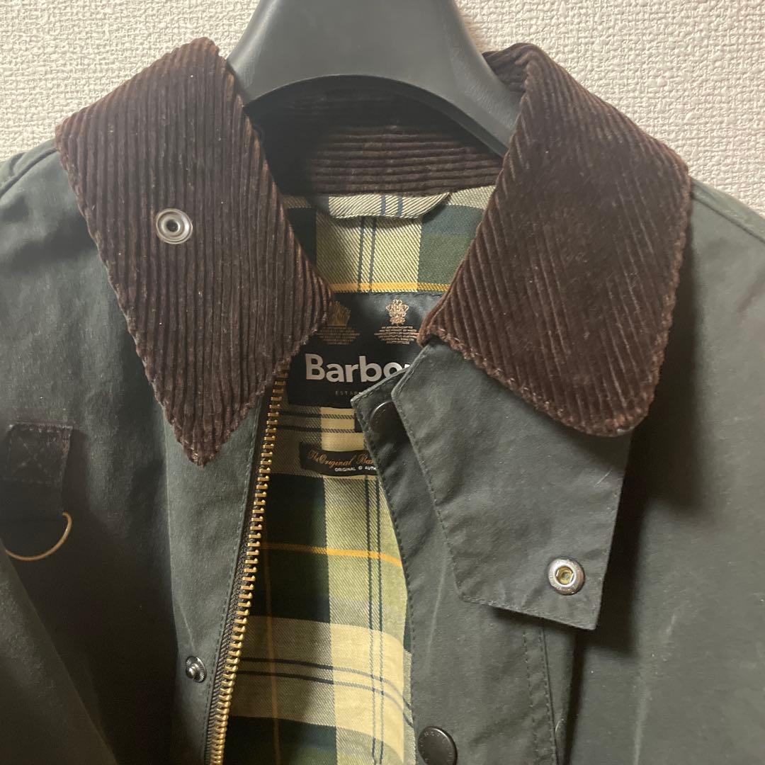 Barbour スペイ ジャケット M セージグリーン