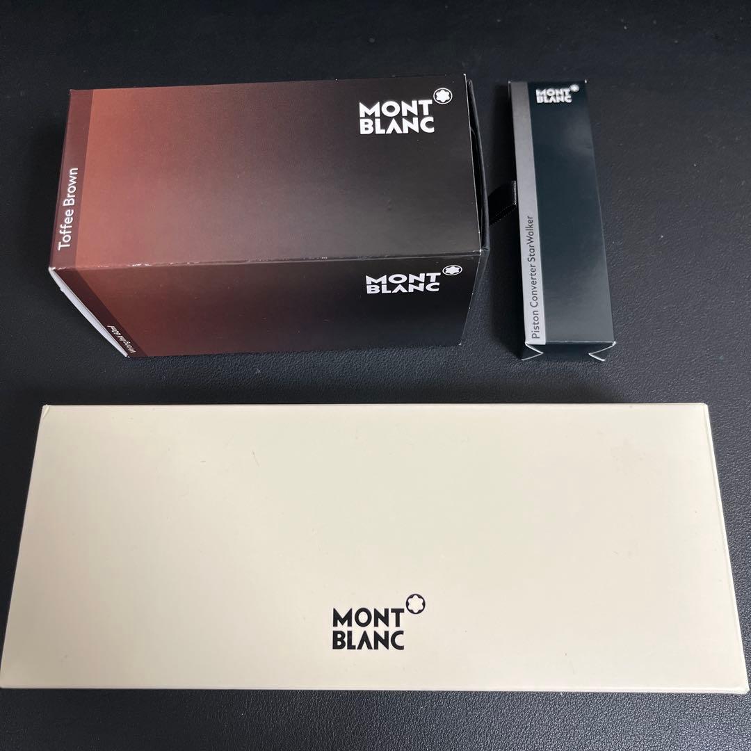 モンブラン 万年筆 スターウォーカー レッドゴールド 極細字 調整済 インク付