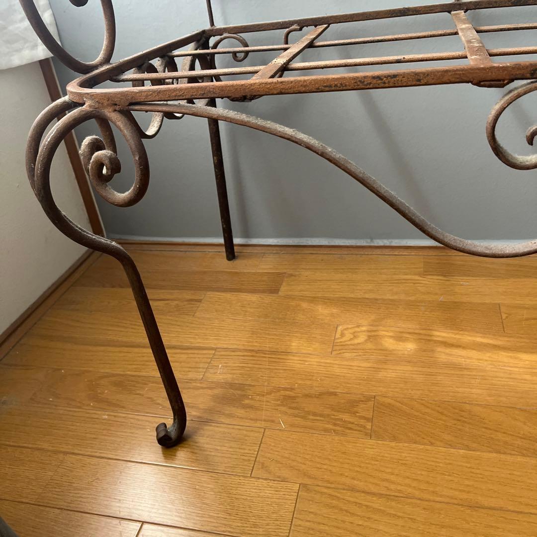 アンティーク　アイアン　ソファ　フレームのみ　引き取りも可