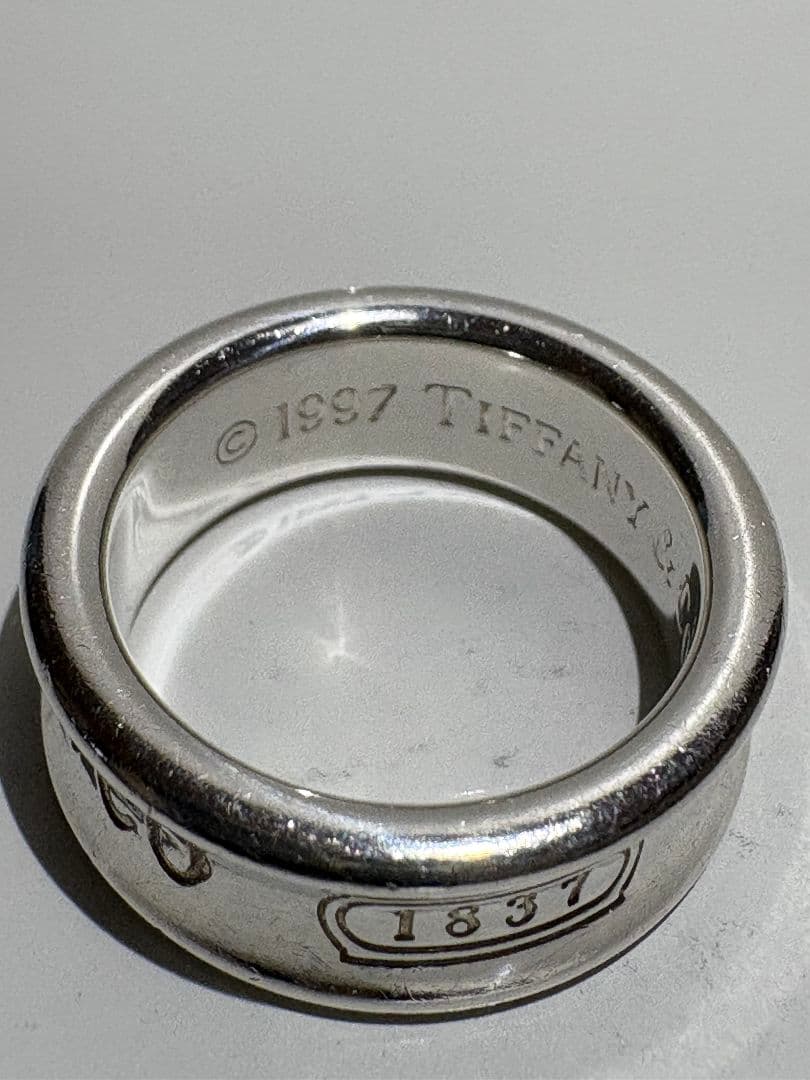 ティファニー1837ナローハンドリング サイズ棒:約9号【箱/ポーチ付】