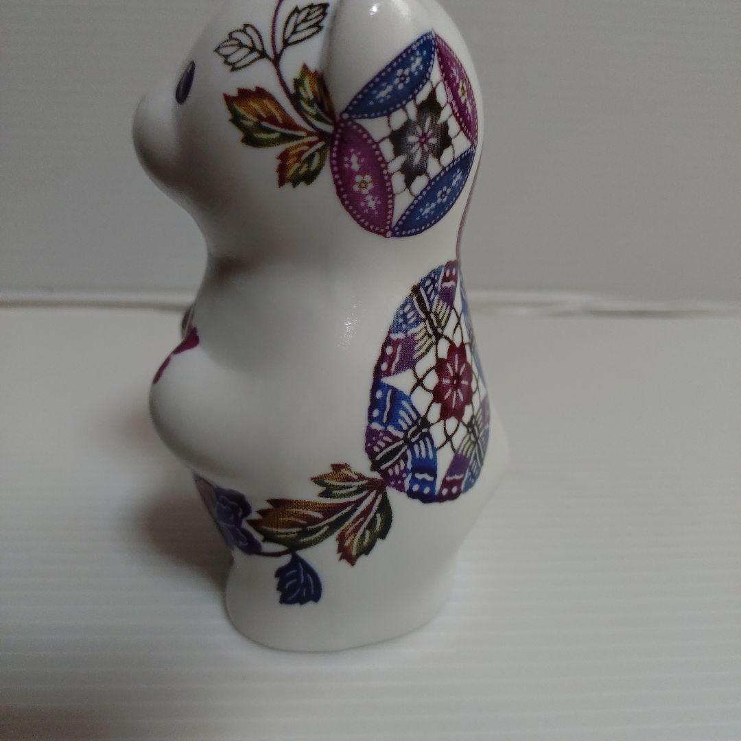 有田焼　momoco bear 琉球びんがた【ぼたん】　箱付き