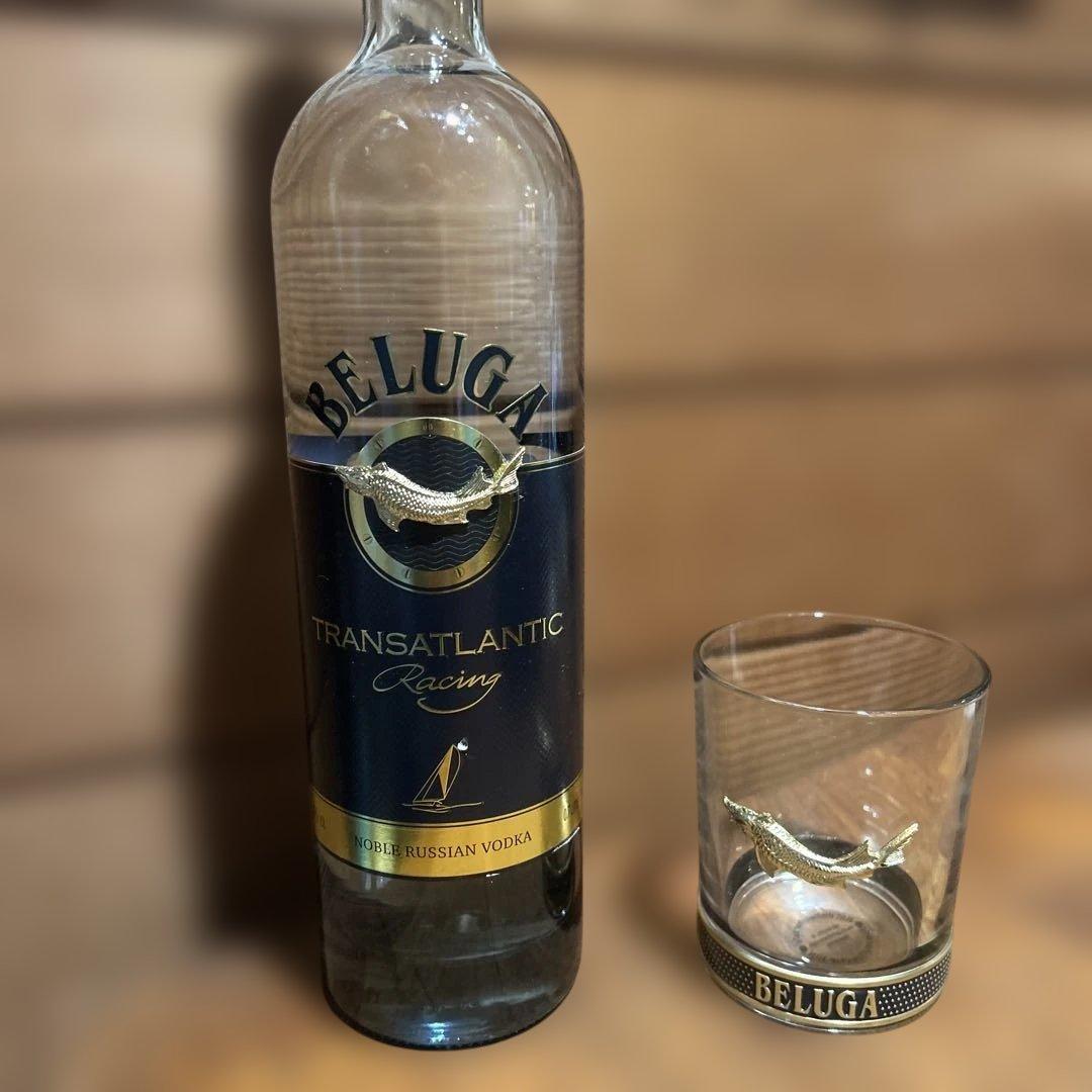 【BELUGA】TRANSATLANTIC Racing ウォッカ　グラス付き
