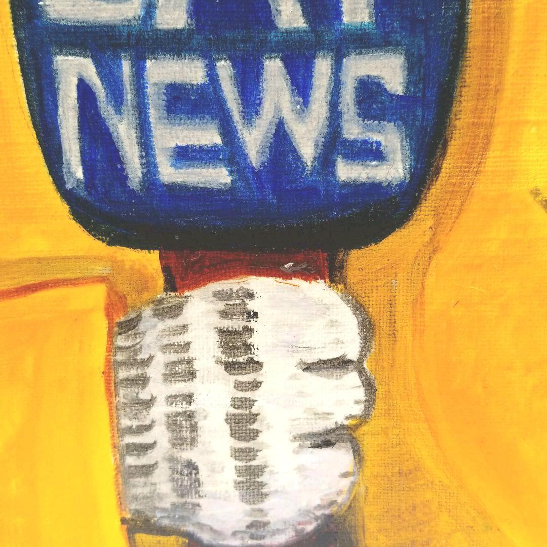 油絵　専用　嵐の訪れを伝える猫 　サバトラ白ちゃん編