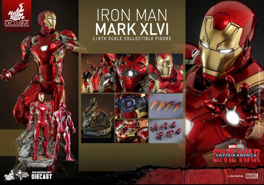 ホットトイズ Hot Toys アイアンマン マーク46