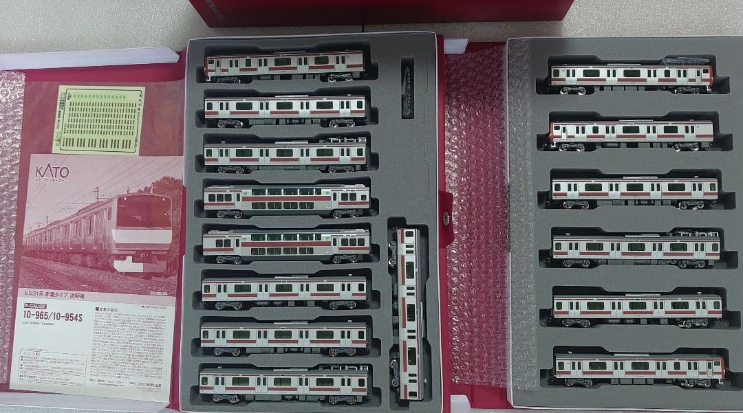 E531系 赤電 タイプ 15両フル編成 美品 10‐965 +　10‐954S