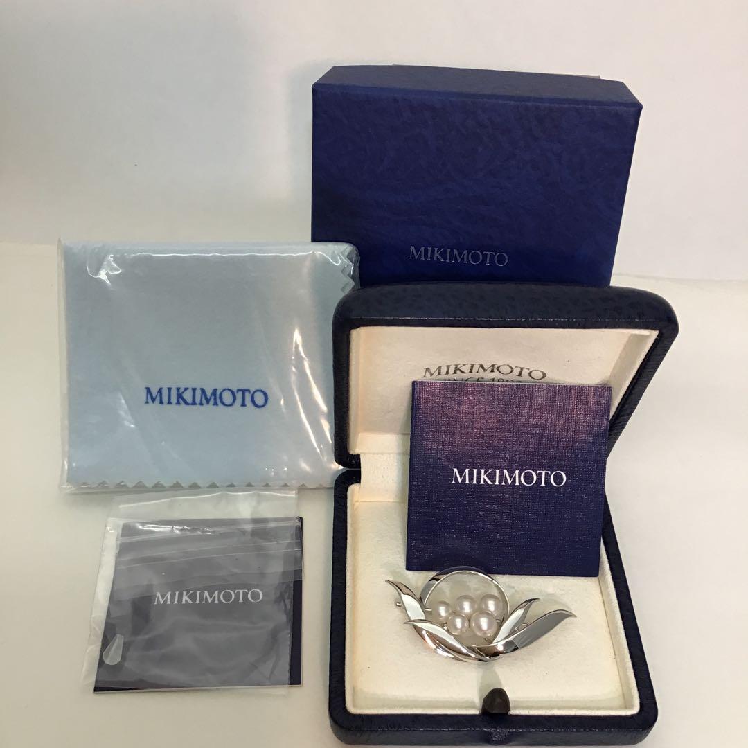 ❣️未使用❣️ Mikimoto ミキモト パールブローチ シルバー