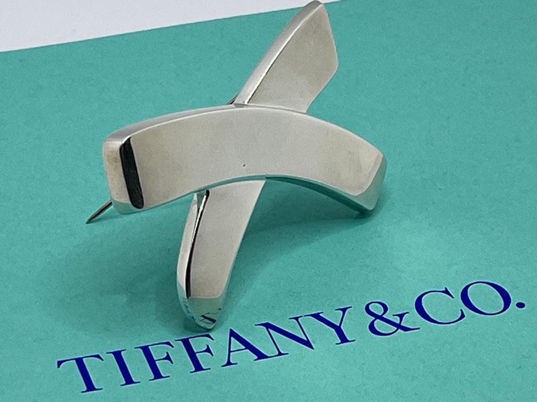 c472 特大　美品　ティファニー　パロマピカソ　ボリューム　キス　ブローチ