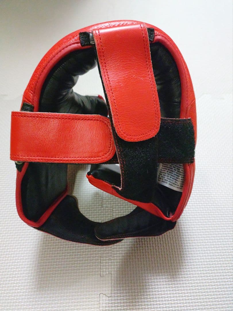 試着のみ　本革製　プライズリング　ヘッドギア　L