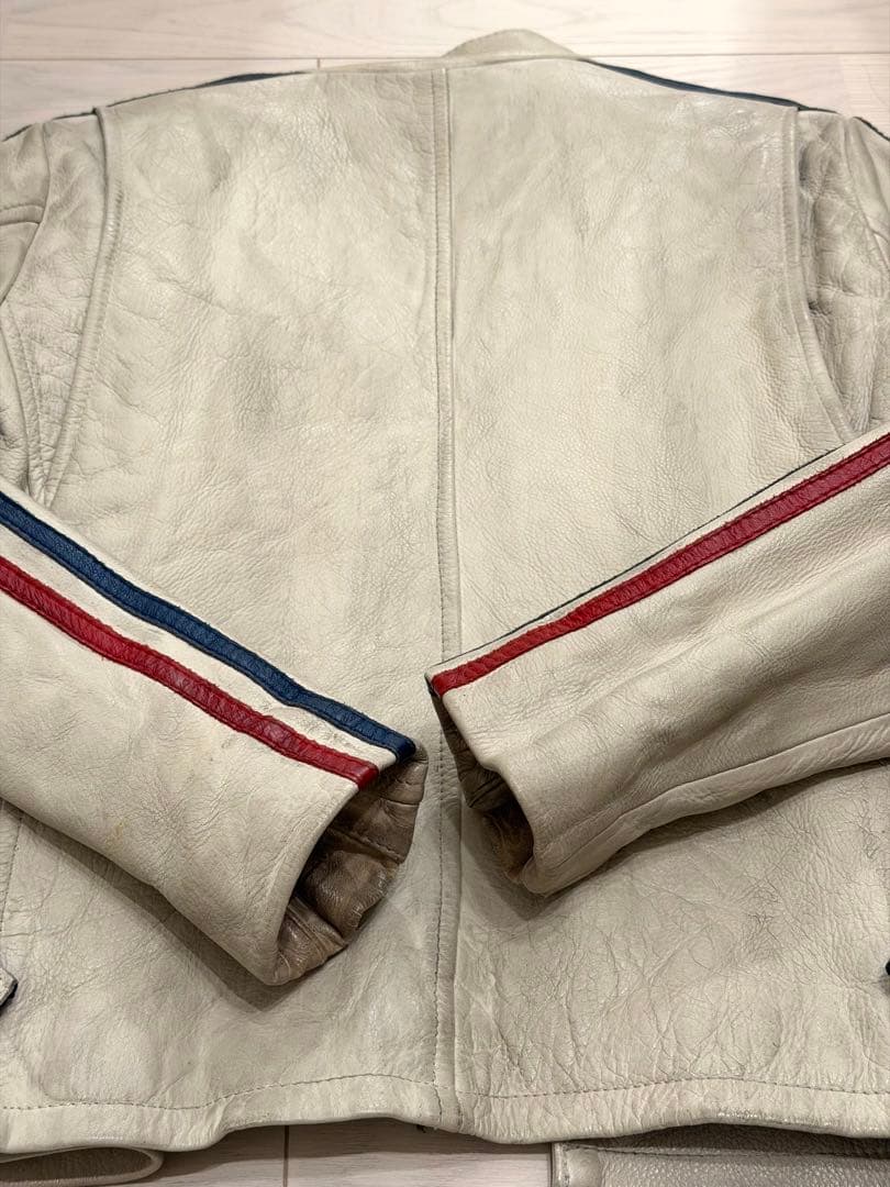 Schottクラッシックレーサー エージング加工 シングルライダース（サイズS）