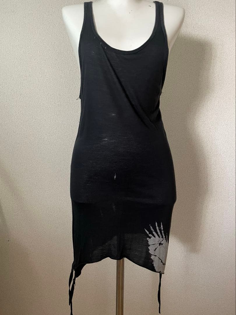 kmrii黒 アシンメトリックタンクトップ　サイズ0