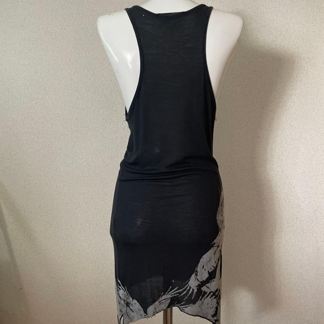 kmrii黒 アシンメトリックタンクトップ　サイズ0