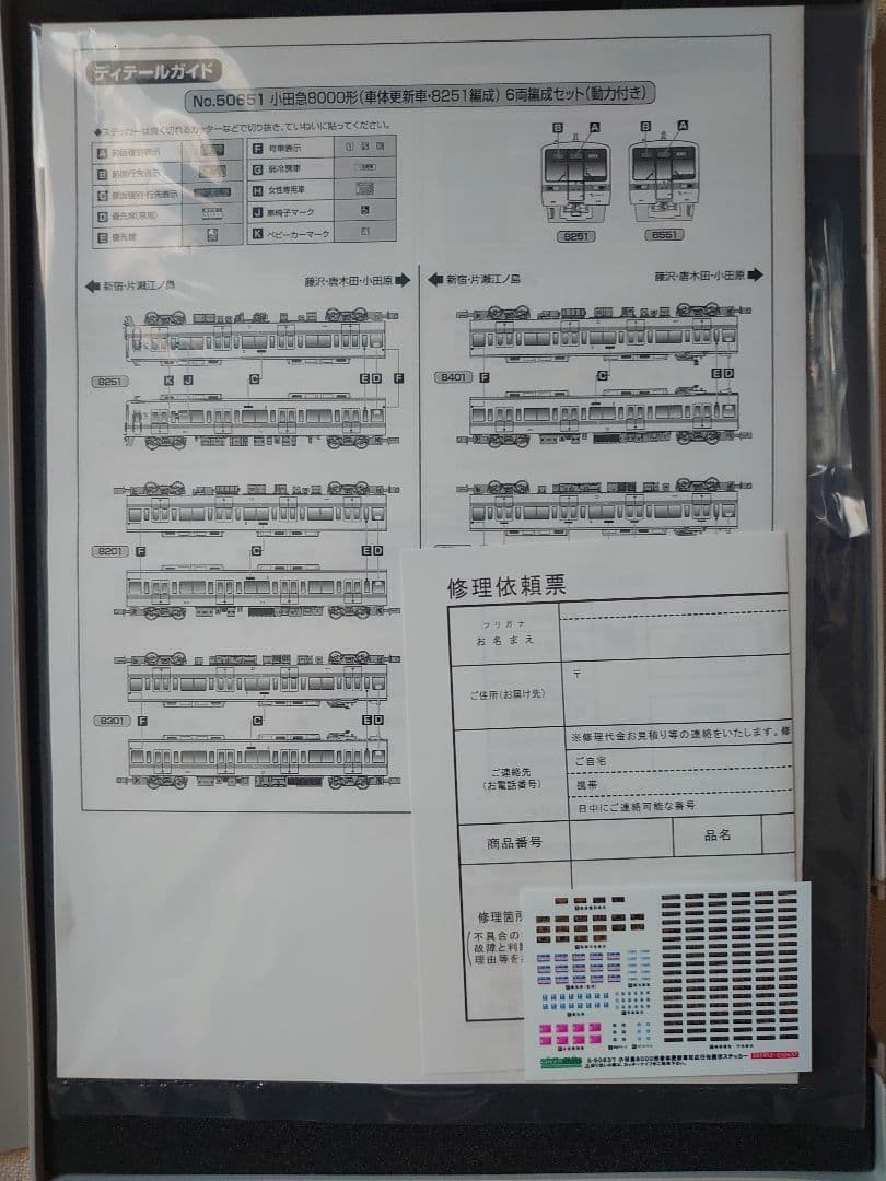 小田急8000形 Nゲージ 江ノ島線開業90周年記念トレイン