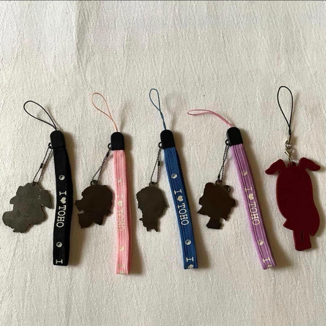 東方Project 鈴仙 咲夜 幽々子 妖夢　ラバーストラップ　コレクション