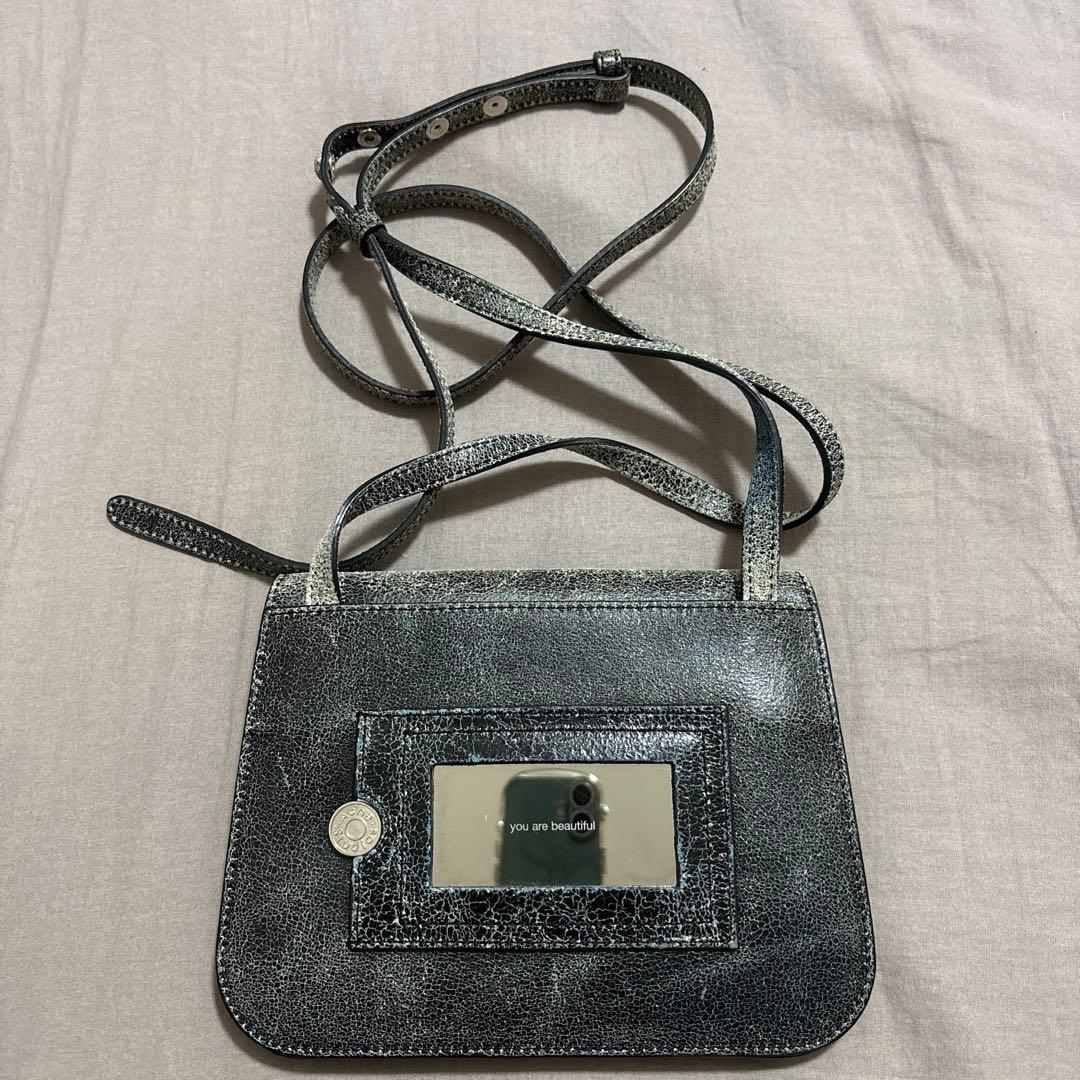 Acne Studios ショルダーバッグ ブラック ミラー付き