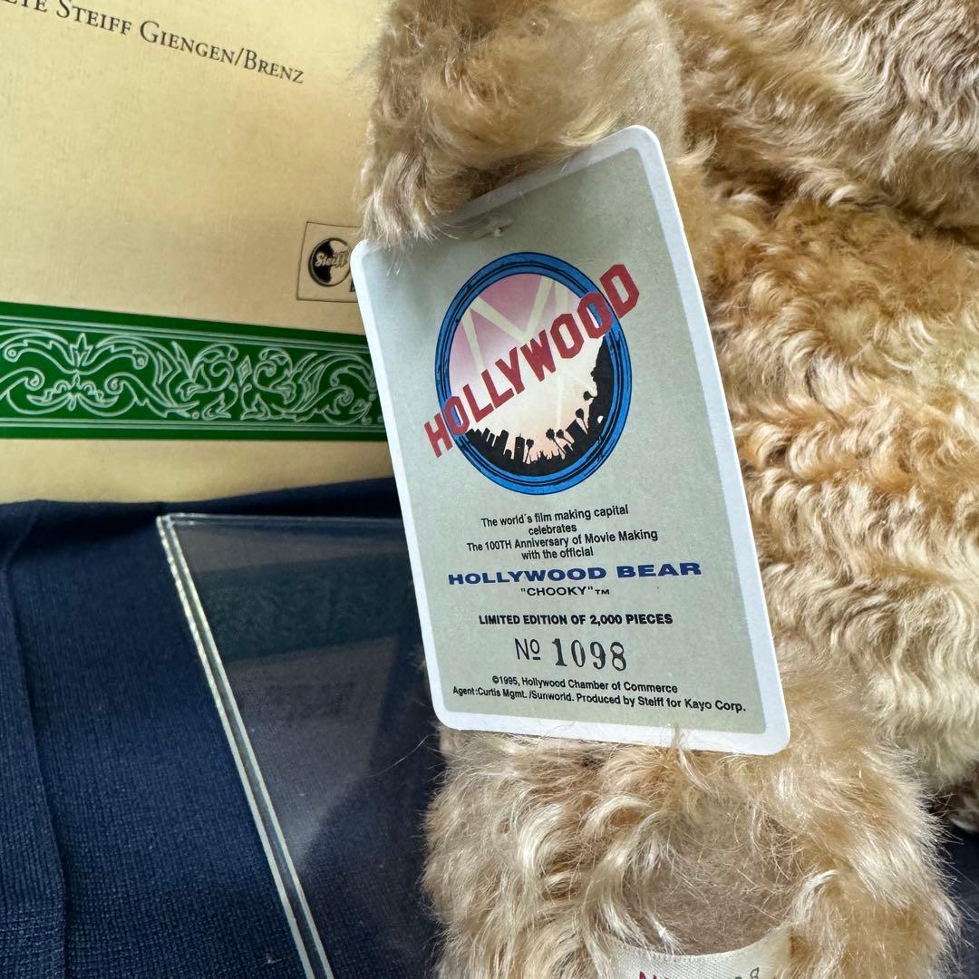 137-99 限定品 シュタイフ ハリウッドベア チューキー テディベア