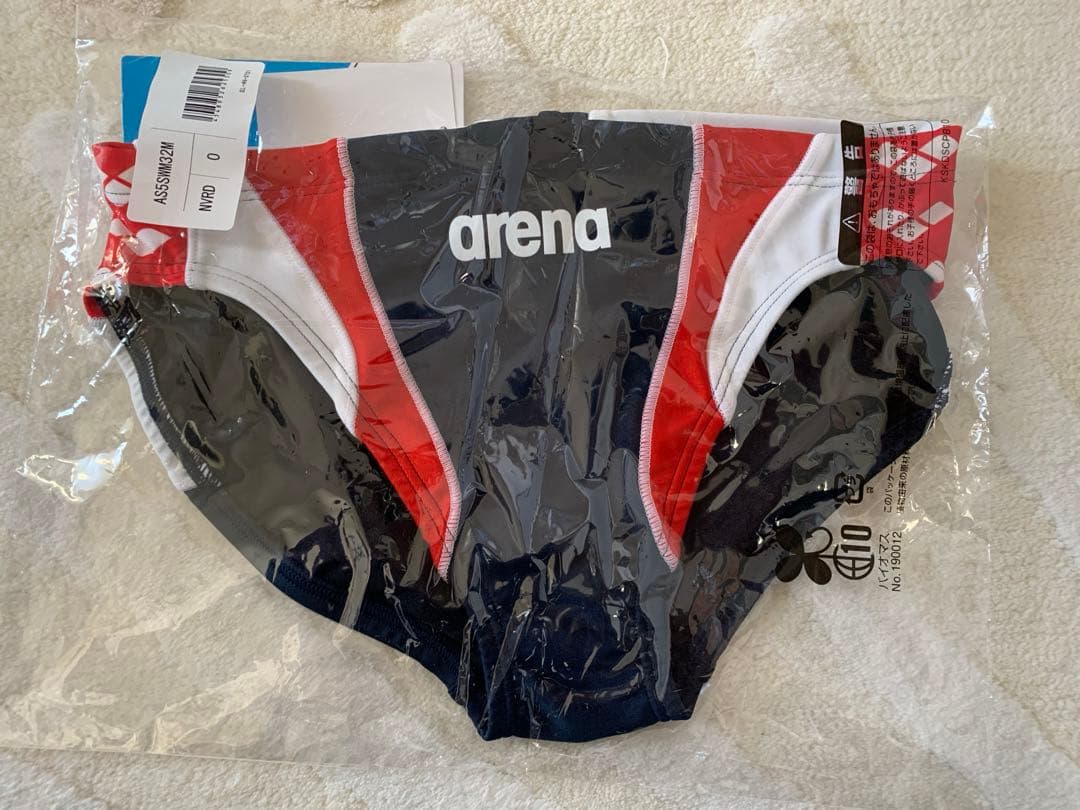 新品　アリーナ　トレーニングリミック　AS5SWM32M ネイビー×レッド