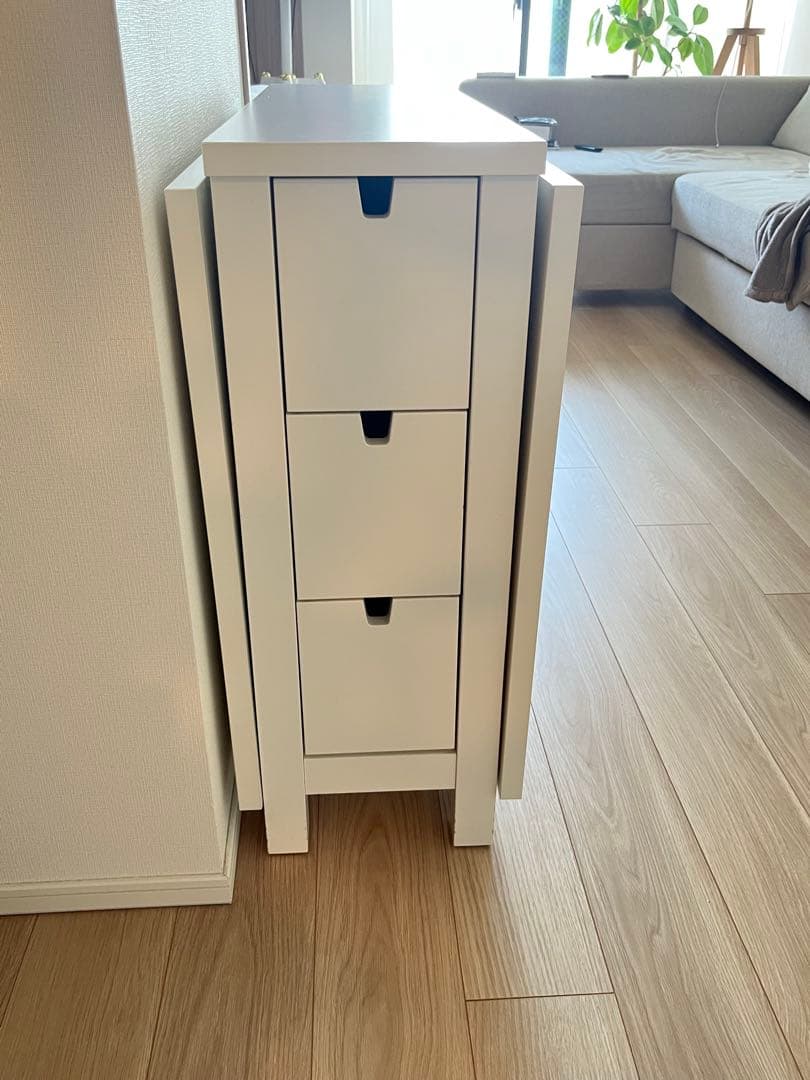 *ICORA* IKEA NORDEN 折り畳みテーブル　ホワイト