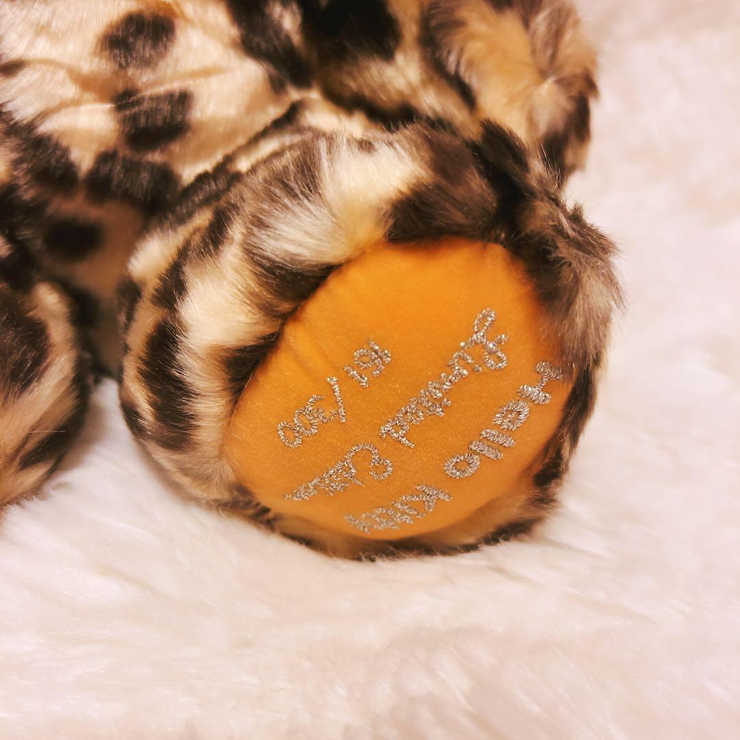 希少レア　ハローキティ　シリアルナンバー　限定品　ヒョウ柄　着ぐるみ　ぬいぐるみ