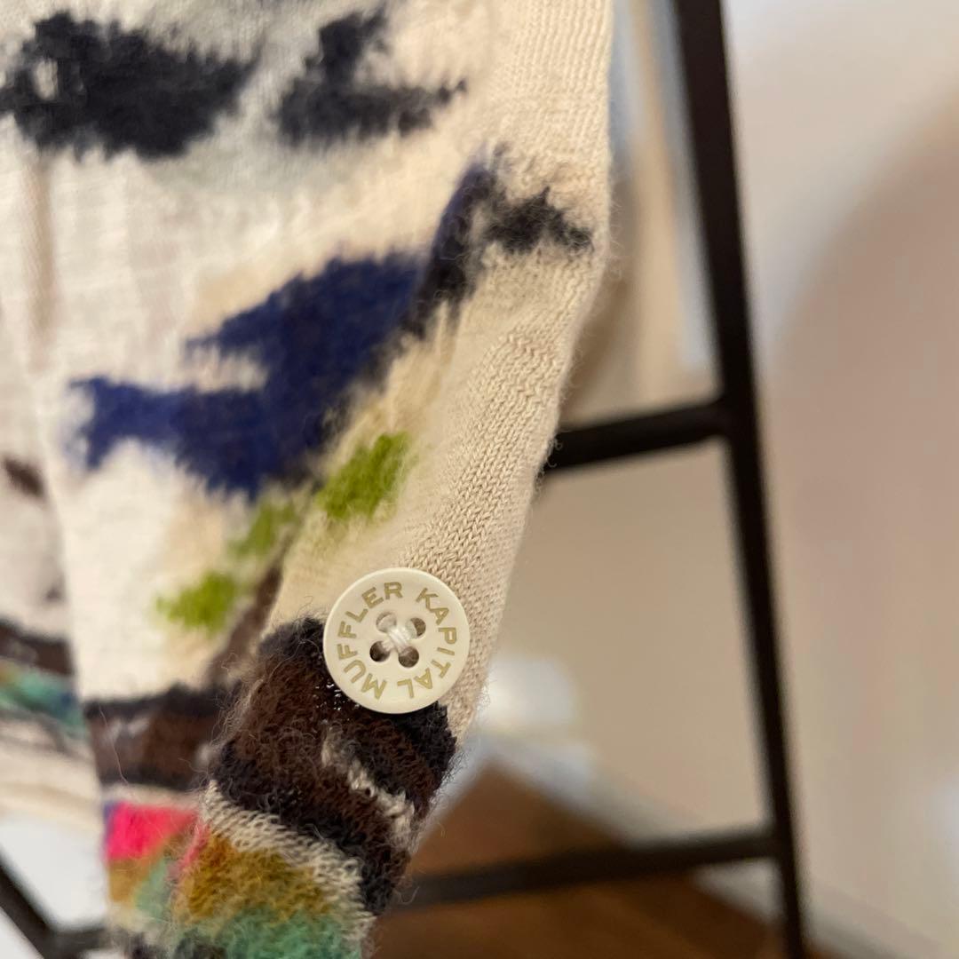 KAPITAL キャピタル　BIRD TREE HAPPYマフラーマフラー