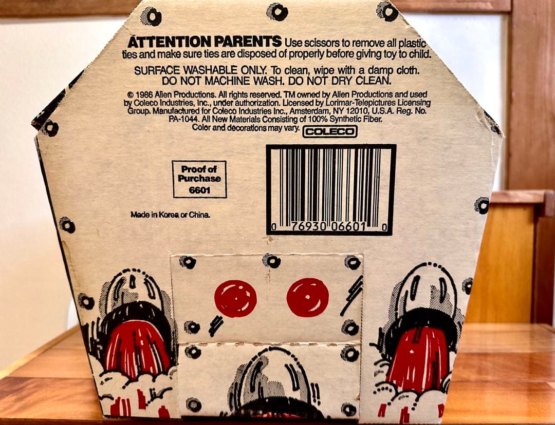 [超希少] ALF アルフ 1986年製 タグ&箱付き ぬいぐるみ ヴィンテージ