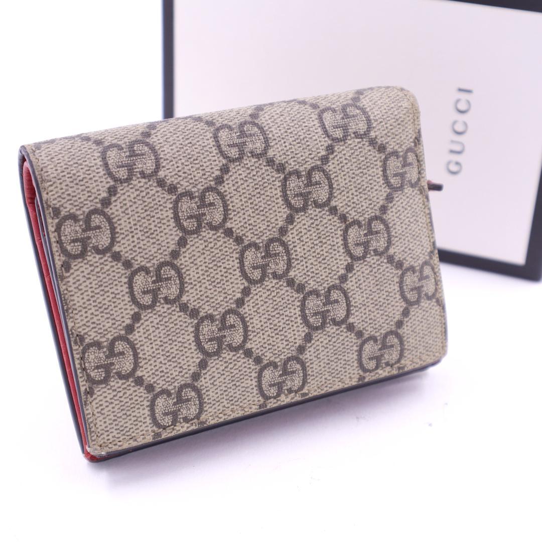 GGスプリーム チェリー PVC 二つ折り財布