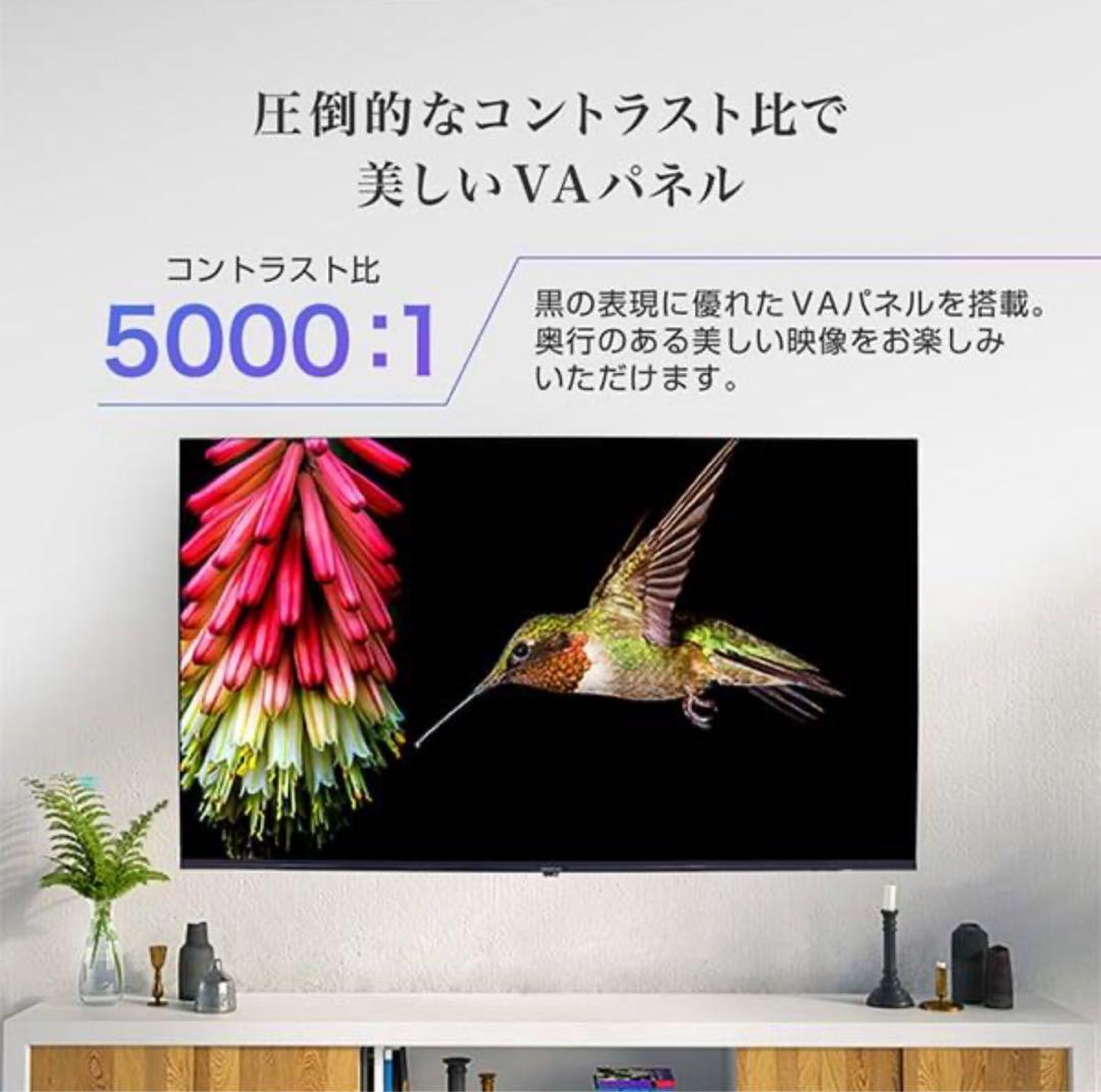 55型 壁掛け対応 テレビ 4K マクスゼン