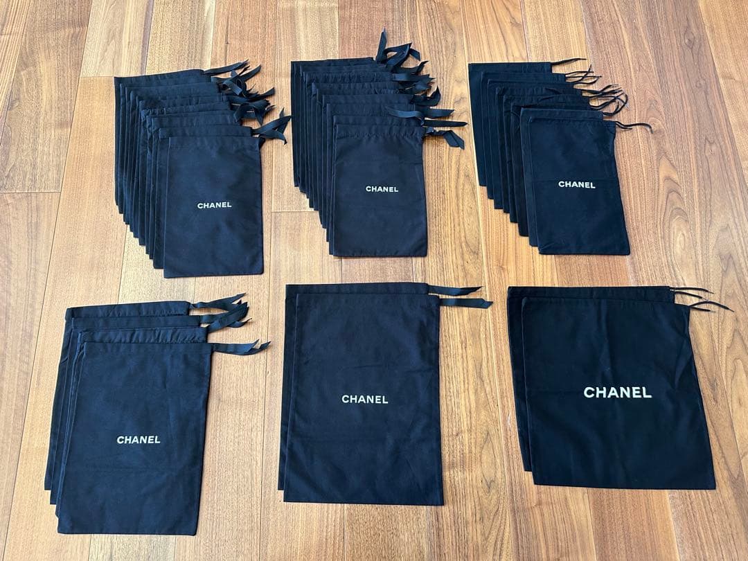 【未使用】CHANEL 保存袋(シューズ)38袋セット