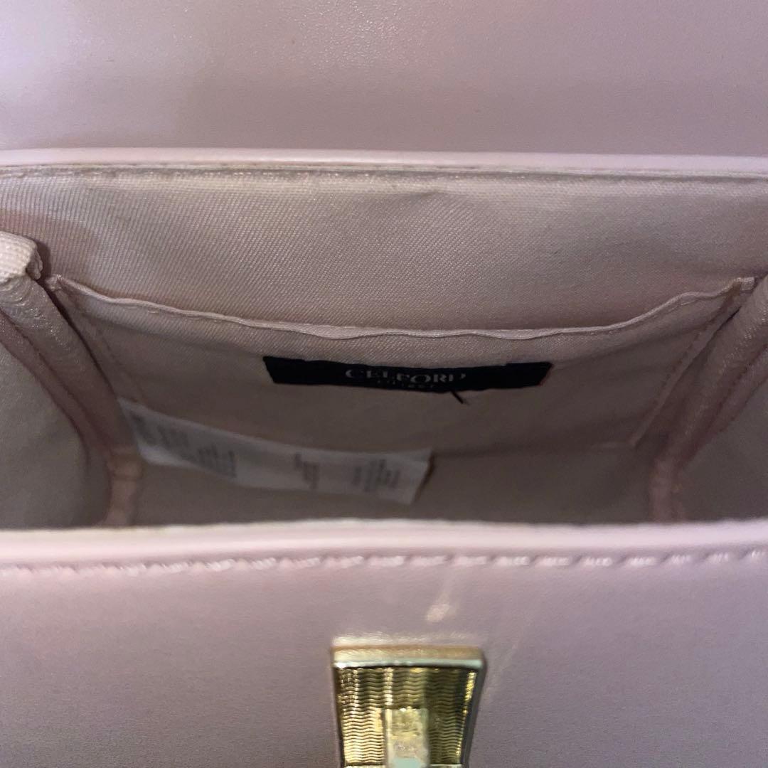 【リュタン】ビジュースタッズポシェット　ピンク