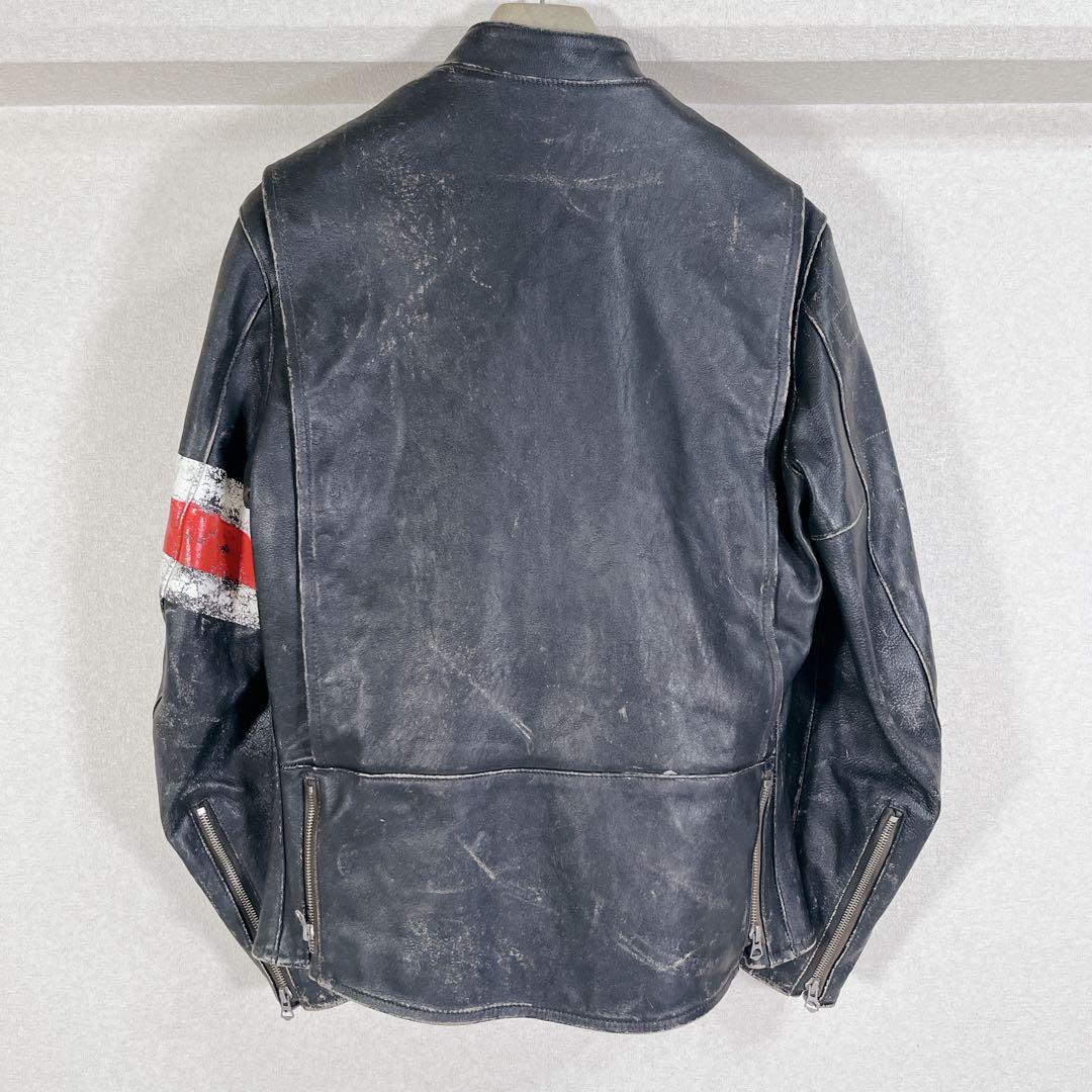 ★アナクロノーム★【レザーライダース】シングルライダース　HONDA