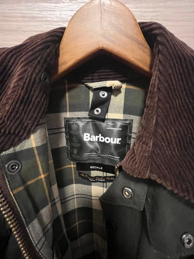Barbour Bedale ジャケット オリーブ　34