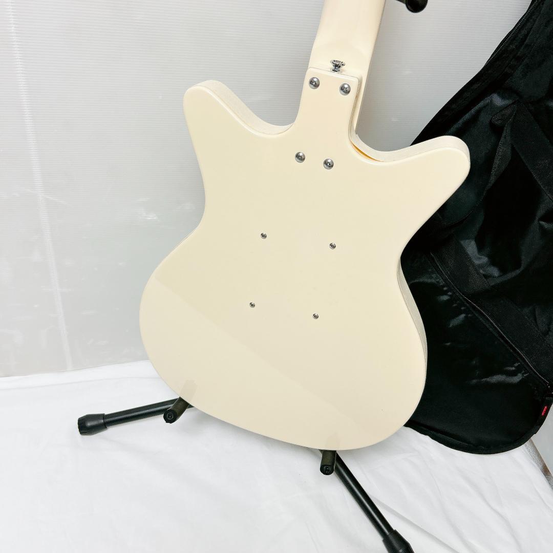 美品 Dan electro ダンエレクトロ 59 DC BASS ホワイト