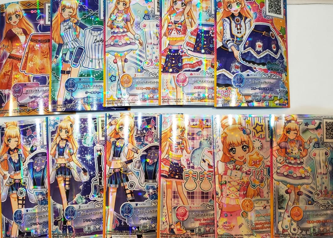 ドリーミングプリンセス　サイン入り　アイカツオンパレード　プレミアムレア