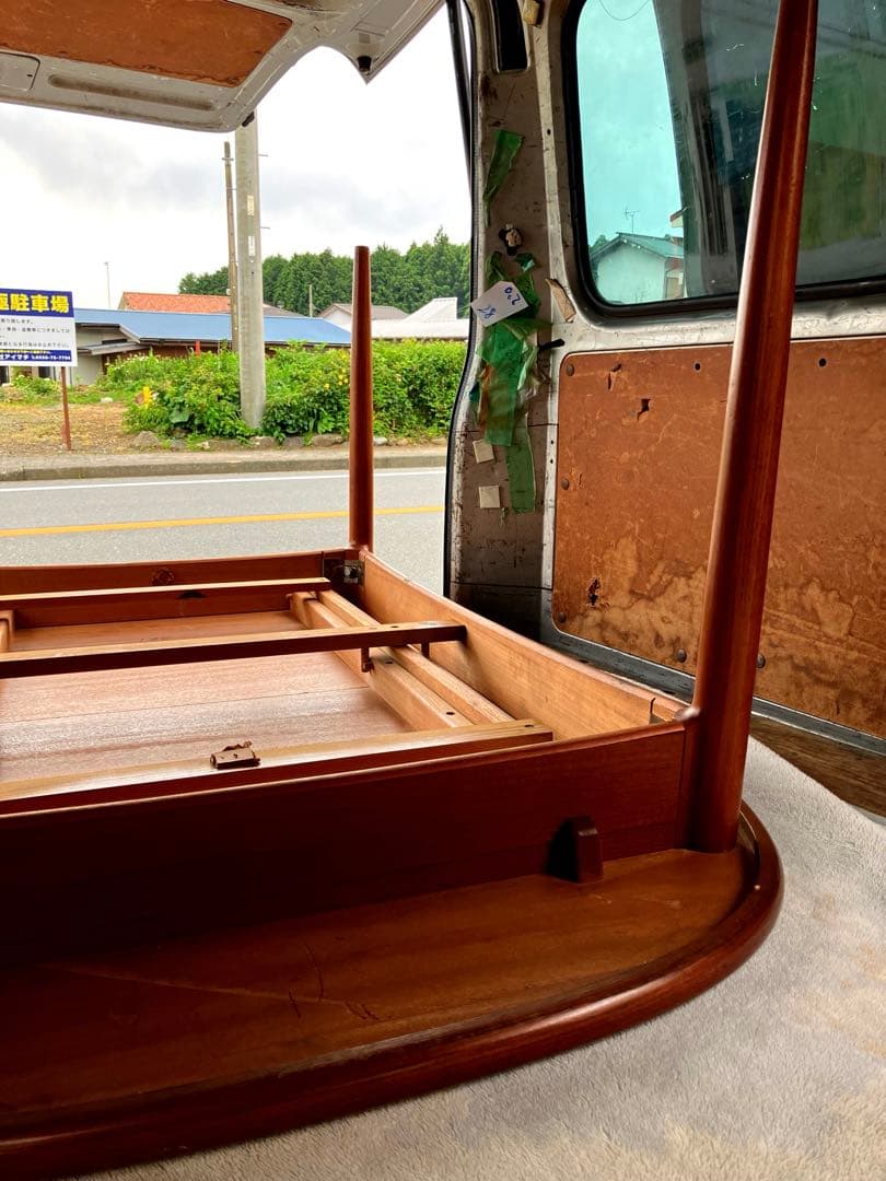 ミッドセンチュリーヴィンテージオーバルエクステンションテーブル