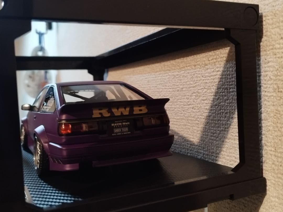 1/18 IG AE86 パープル RWBウィング