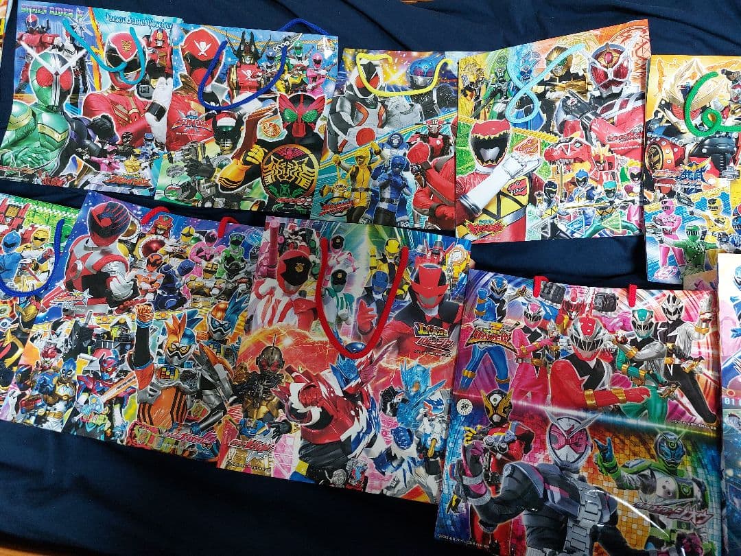 仮面ライダー&スーパー戦隊イベント限定お楽しみ袋&紙袋セット2009～2020年