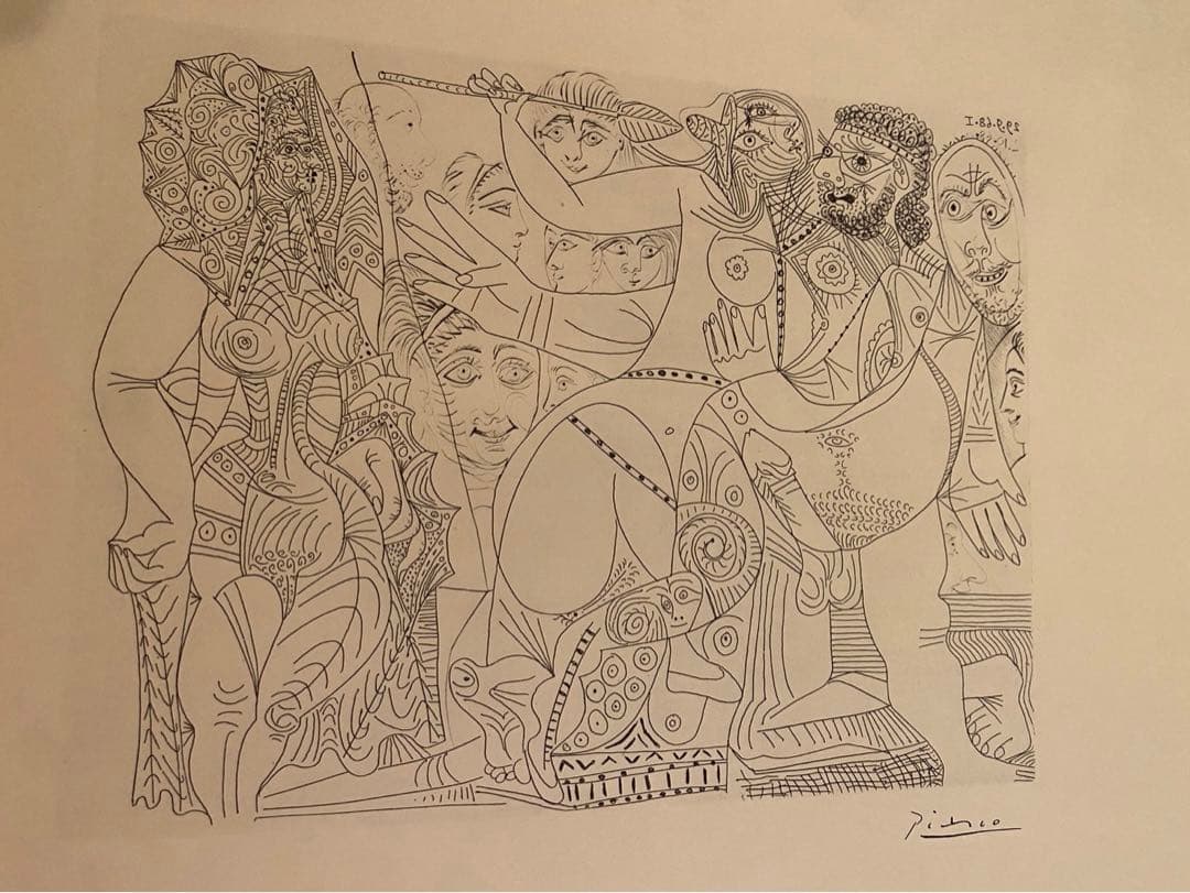 パブロ・ピカソ 20枚セット 額縁 41cm 52cm