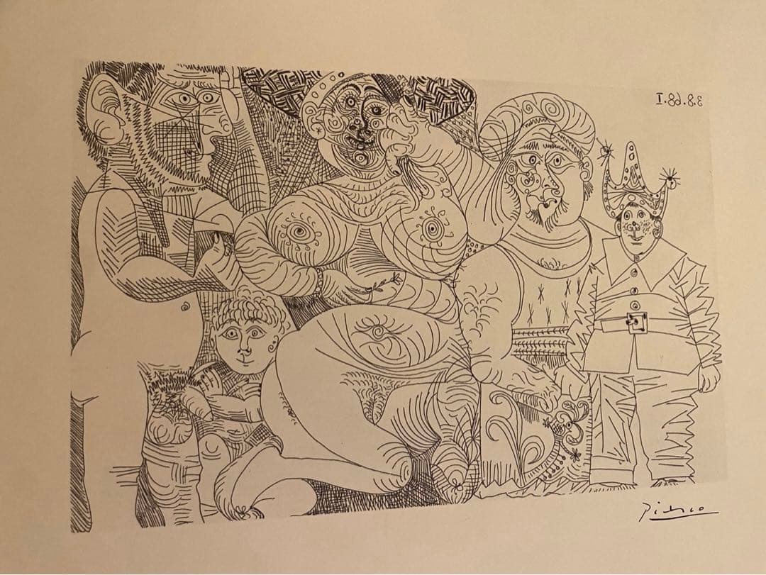 パブロ・ピカソ 20枚セット 額縁 41cm 52cm