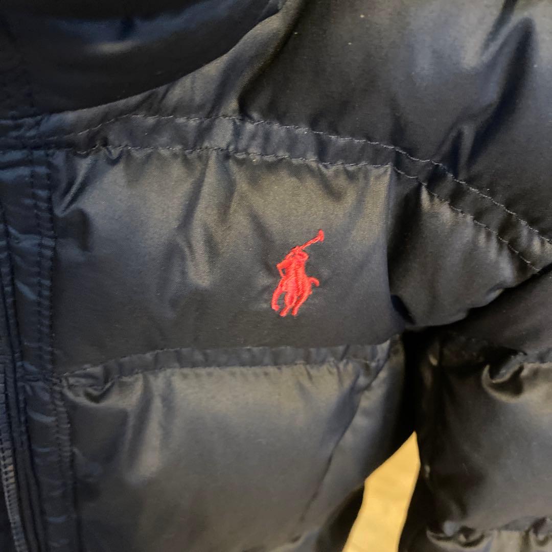 値下げ❣️未使用品❣️ラルフローレンのダウンジャケット24M　ネイビー　男女共用