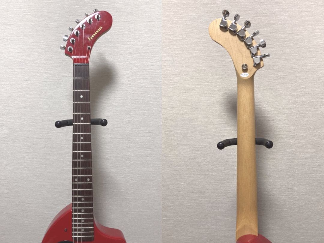 超美品 FERNANDES ZO-3 フェルナンデス 赤 レッド 弦新品