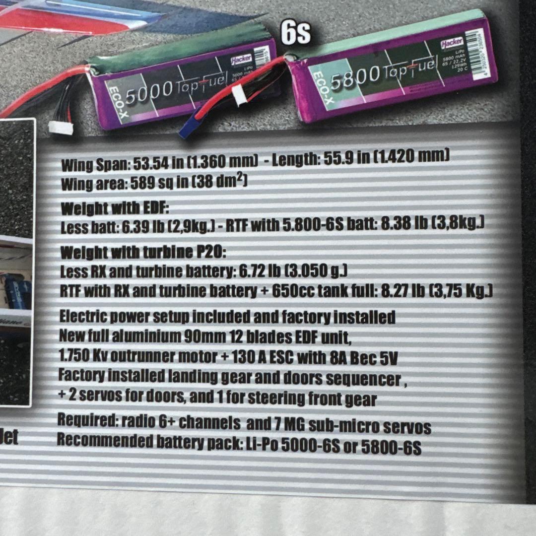 SebArt Mini Avant S EDF ジェットトレーナー