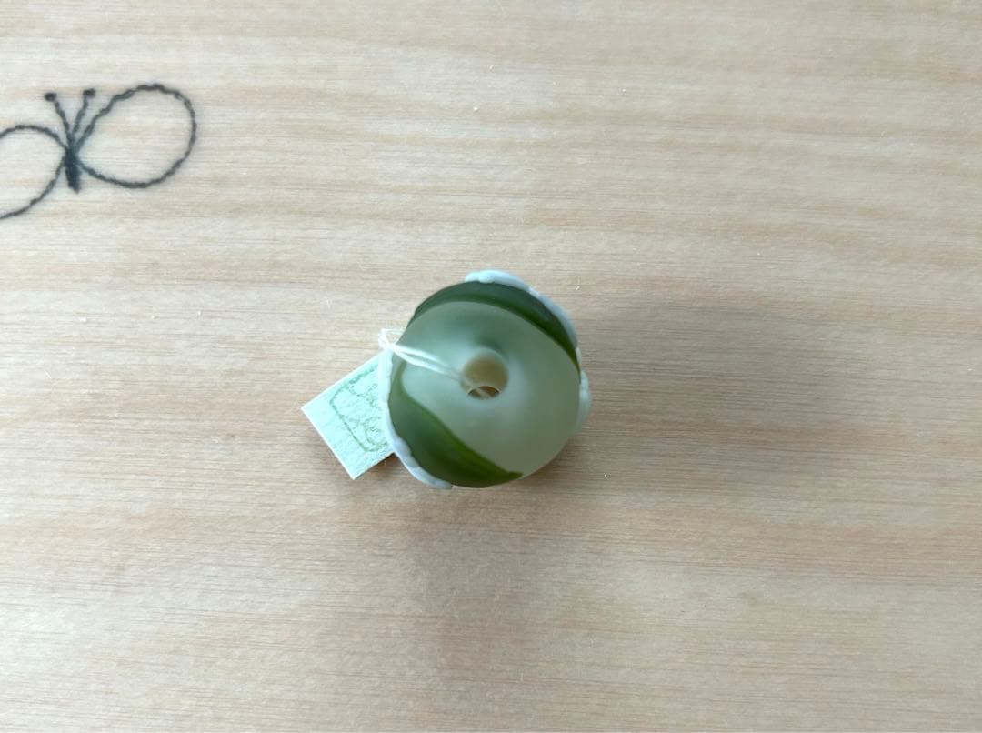 コアガラス　とんぼ玉　鈴蘭　新品未使用