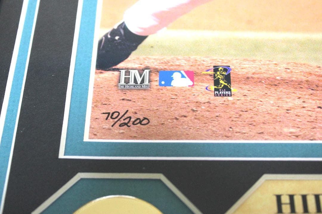 野茂英雄　タンパベイ・レイズ　日米通算２００勝記念フォトフレーム