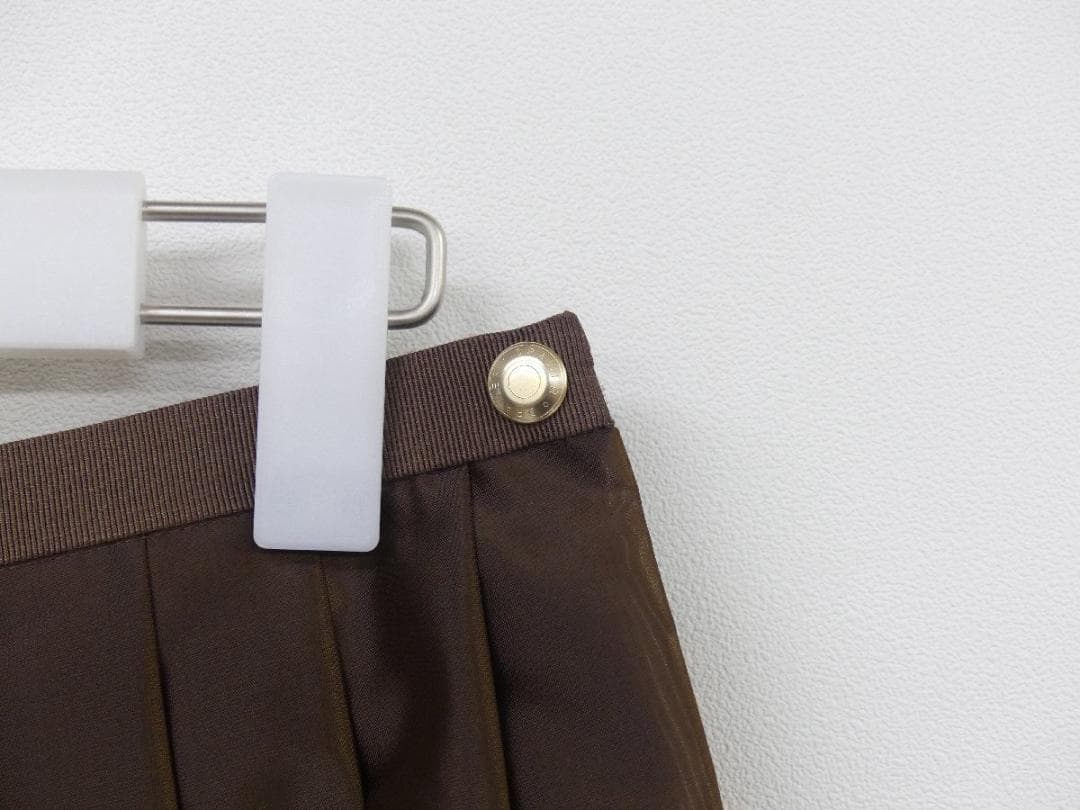 美品★24年Drawer ドゥロワー PRE2タフタプリーツスカート36