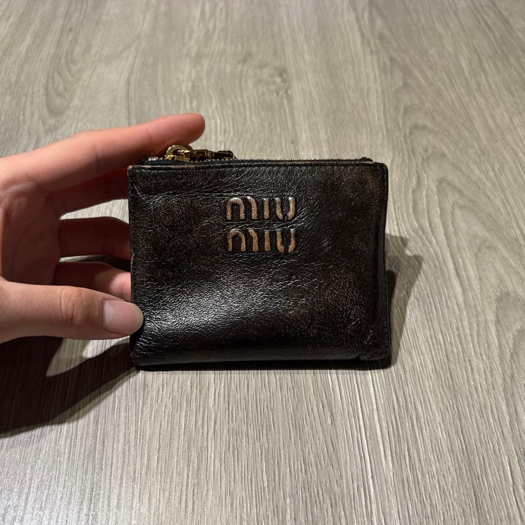 miumiu ナッパレザー 財布