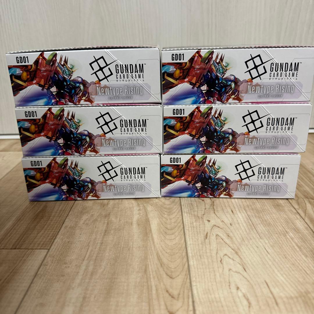【新品】GUNDAM CARD GAME Newtype Rising 6box