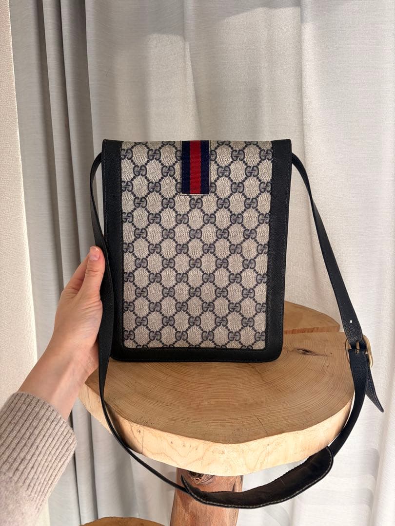Old Gucci GGパターン モノグラム　ショルダーバッグ