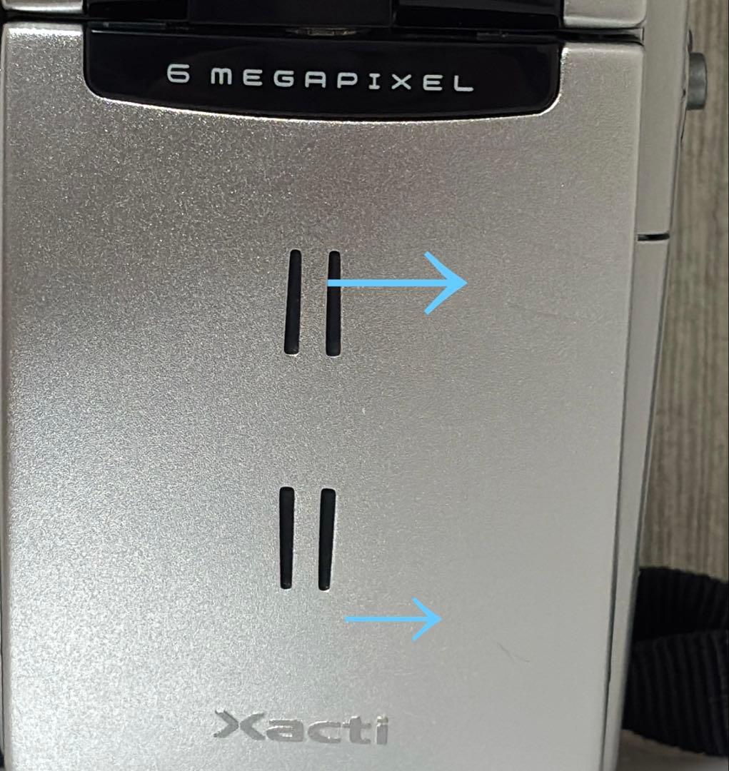 ［起動確認済］SANYO Xacti 6メガピクセル デジタルムービーカメラ