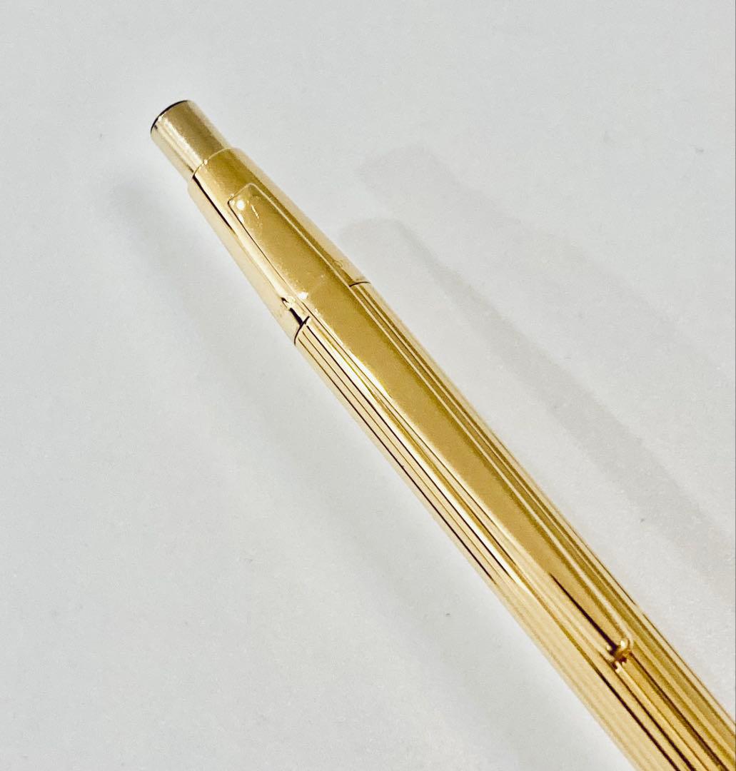 20金張り◆モンブラン高級ボールペン MONTBLANC 1970s美品ゴールド