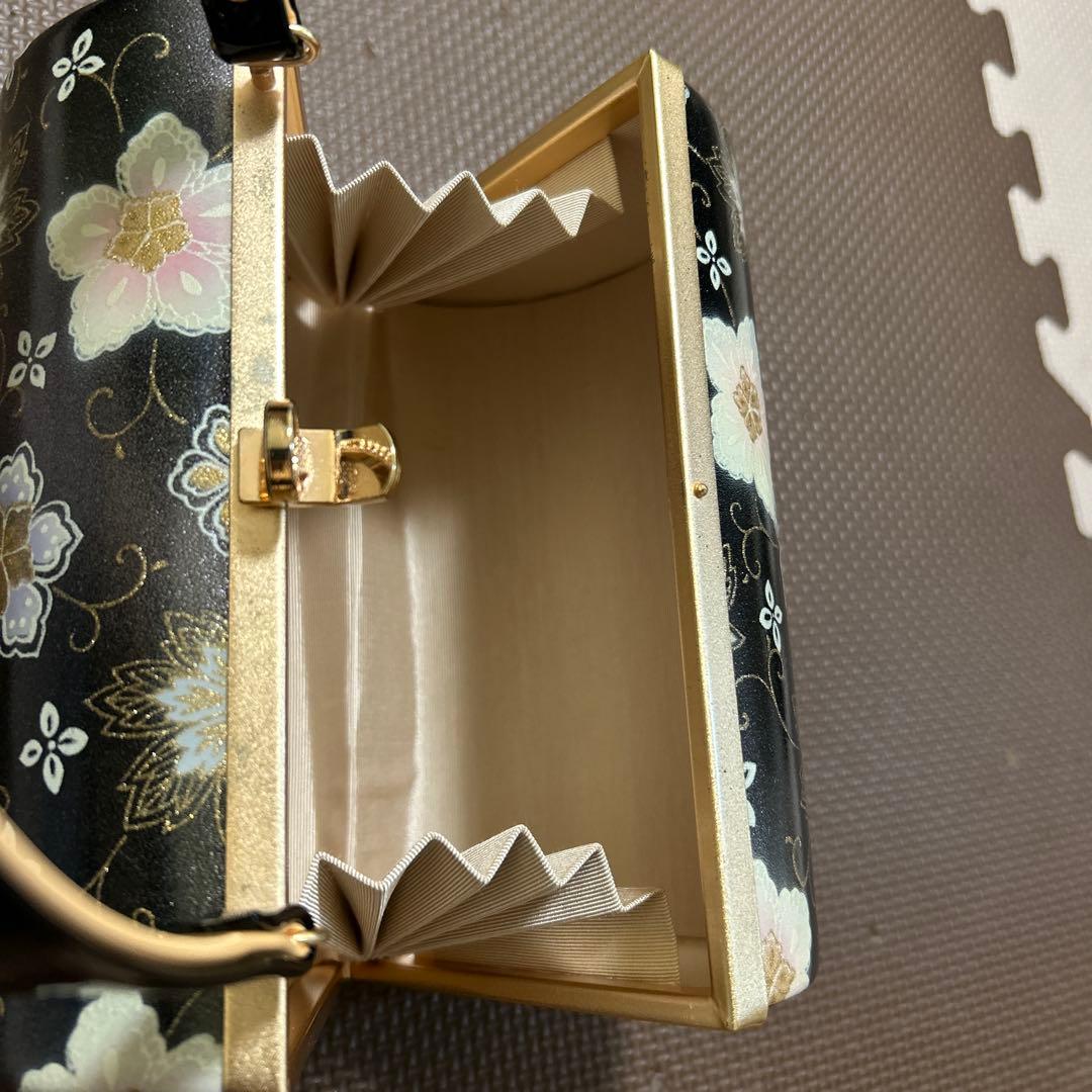 成人式 和装 バッグ 草履 黒 24cm