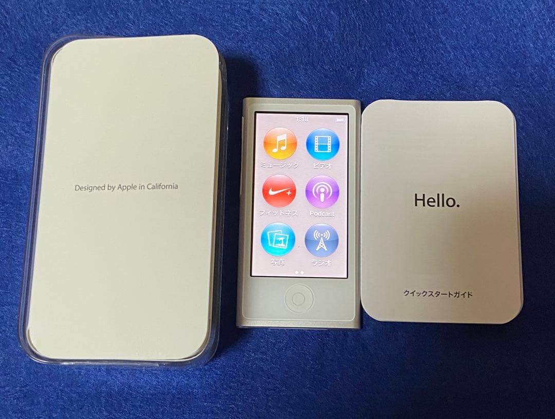 新品バッテリー Apple iPod nano 第7世代 シルバー すごく綺麗